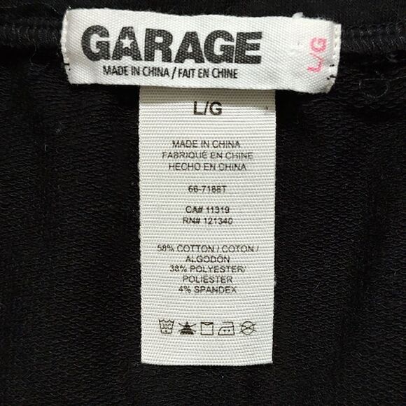 Women's Garage Size Large Black Peplum Skirt - Picture 4 of 5